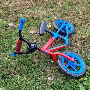 Kids NISHIKI Balance Bike- Red And Blue